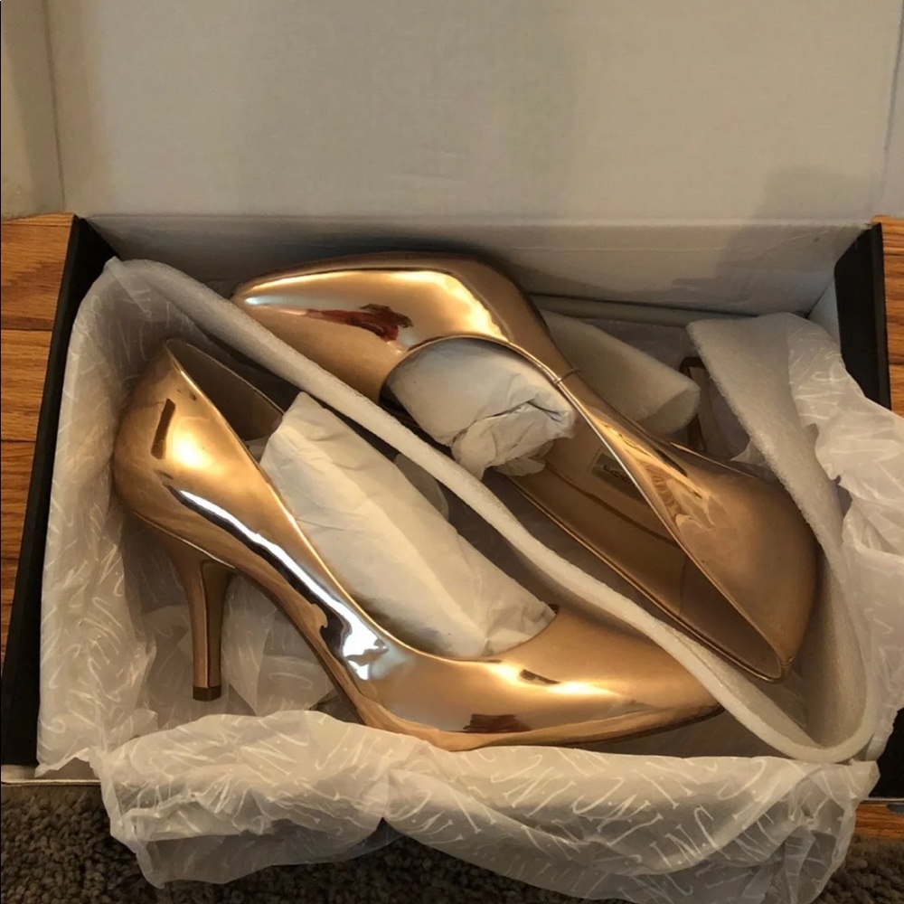 INC Rose Gold Pumps